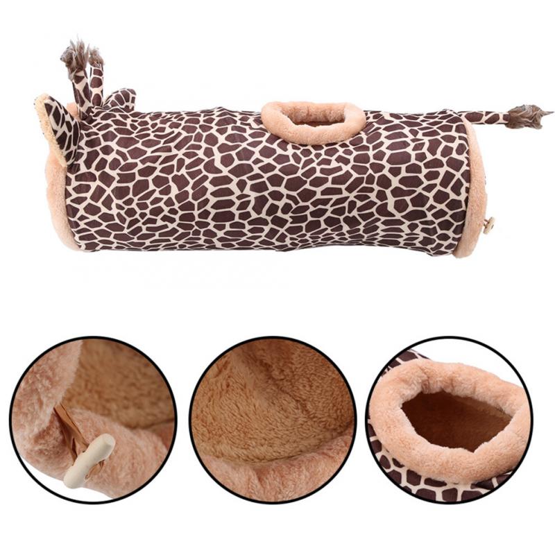 Pet Collapsible Cat Tunnel, Durable Suede Hideaway, Interactive Play Balls, Easy Clean Design, Portable Pet Tunnel, Cozy Cat House for Small Breeds