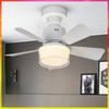 E27 Socket Fan Lamp Living Room Bedroom Dimmable RGB lighting Ceiling Fan Three Wind Speed Electric Ceiling Fan Light