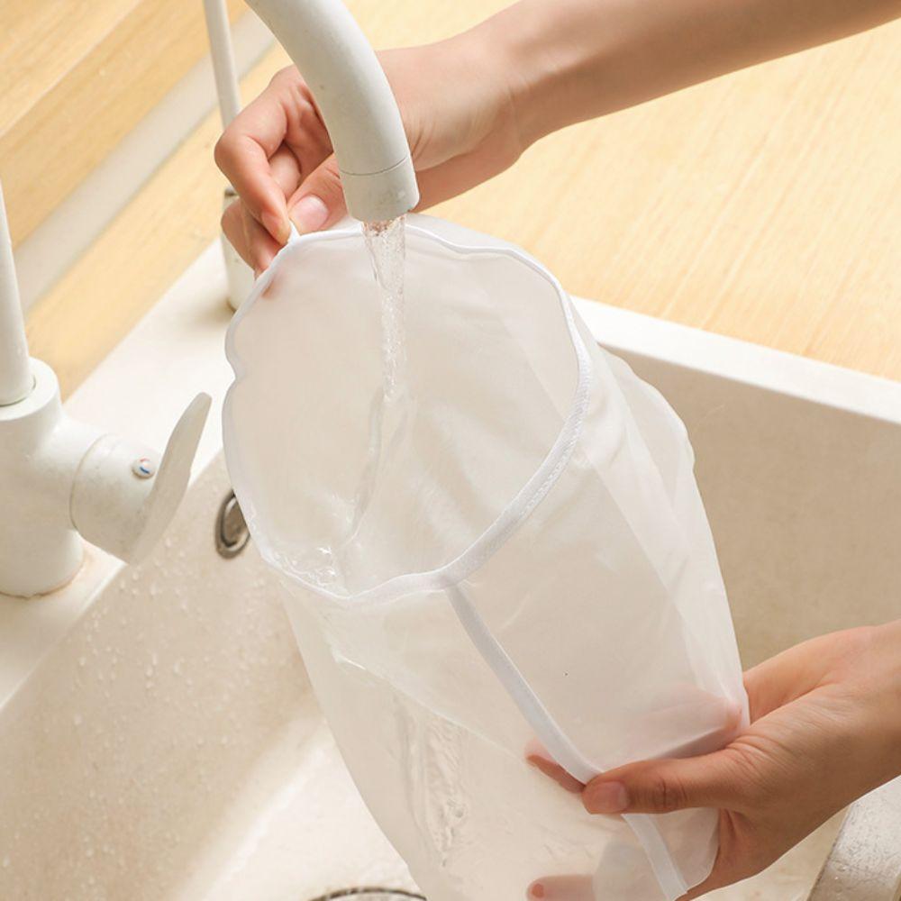 10Pcs Nylon Soy Milk Filter Bag Reusable Strainer Bags Yogurt Filter Net Mesh Filter Bag Vegetables