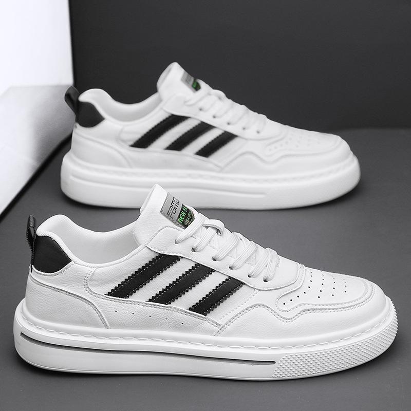 Sports clover casual sports board shoes men's shoes 2025 summer new ultra-light leather non-slip wear-resistant tide shoes