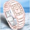 LIGE Fashionable Women's Square Multi-Function Waterproof Quartz Calendar Watch