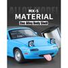 1/24 Mazda Miata MX5 Roadster Toy Car Model Diecast Alloy Metal Miniature Vehicle Model Sound & Light Collection Gift for Boy