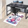 1pc Anime Cartoon Design "I Love You" Polar Bear Chair Mat - Non-Slip Carpet for Office Chairs, Festive Gift, Universal for All Seasons, Suitable for