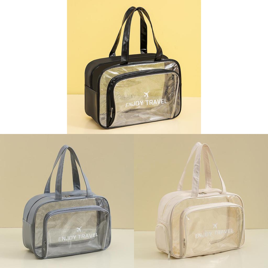 Urban Minimalist Waterproof Pvc Travel Organizer With Dry Wet Separation For Gym And Beach Use