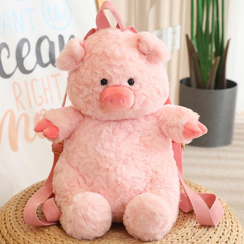 Smiling Frog Tutu Backpack Bear Rabbit Sheep Elephant Crossbody Bag Doll Plush Toy Girl Backpack