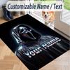 Custom Text Scream Ghostface Pattern Floor Rug Soft Indoor Carpet Mat Living Room Bedroom