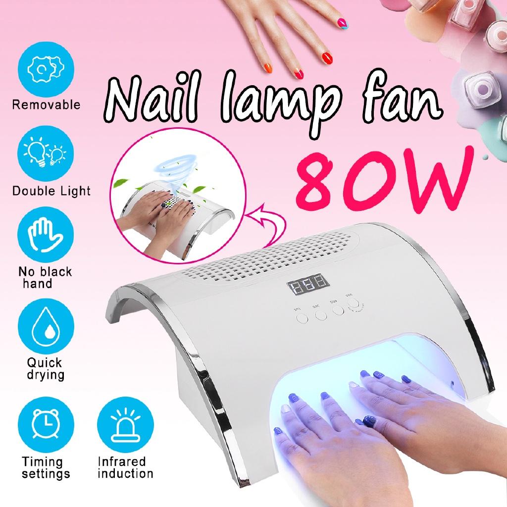 

36/45 светодиодная УФ-светодиодная лампа для ногтей Инфракрасная индукция Всасывание пыли для ногтей 2 вентилятора Пылесос Для маникюра 2 в 1 80 Вт/150 Вт US