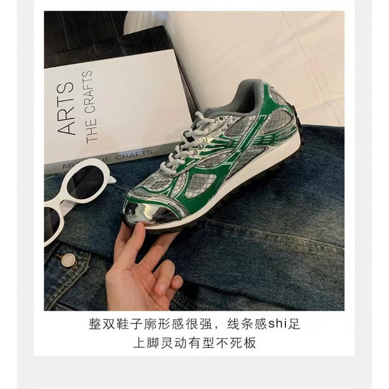 

Кружева Forrest Gump обувь женская спортивная обувь мягкая кожа 2025 новые популярные немецкие кроссовки для тренировок платформа сетчатая повседневная обувь для бега 40 зелёный
