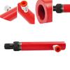 4 Tonnen Hydraulischer Porta Power Zylinder - Auslaufsicherer Metall 12,5 cm Hubbereich, Heavy-Duty für Auto LKW Landmaschinen Reparatur