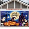 Party Backdrop Halloween Flat Spooky Pumpkins Ghosts Skulls Showers Birthdays Weddings Photo Booth Decor Front Door Decor