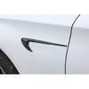 Side Vent Fender Flank Cover Trim For Mercedes-Benz GLC ABS Carbon Fiber 2016-21