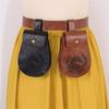 Historical Waist Pouch PU Waist Belt Bag For Masquerades Party Medieval Costume Accessory For Women Men Stage Show