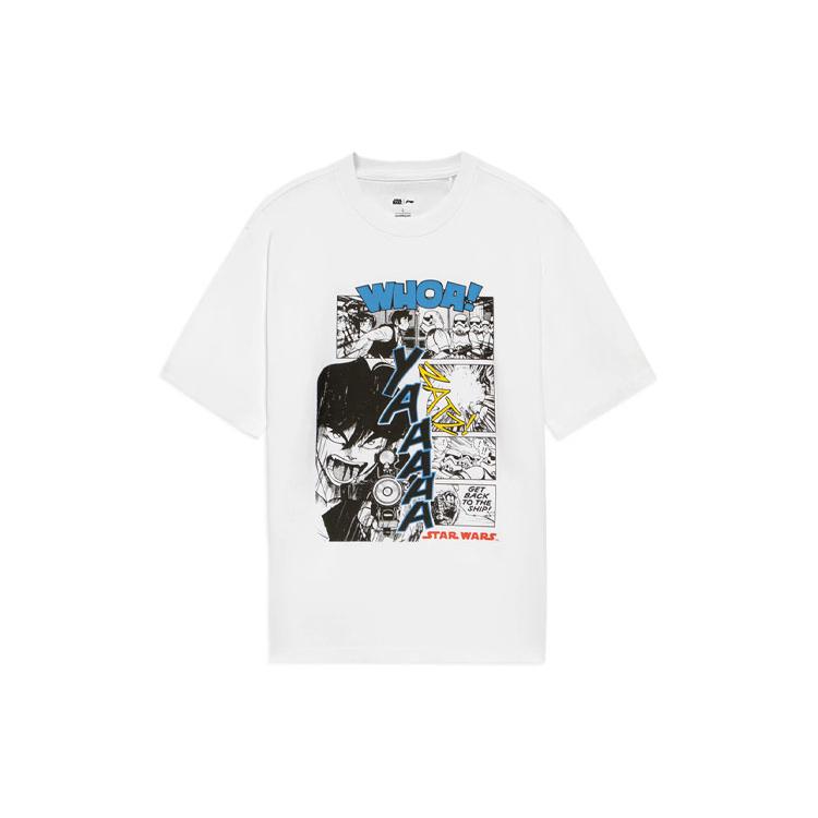 Li Ning x Disney T Shirt Men's White AHSS573-1