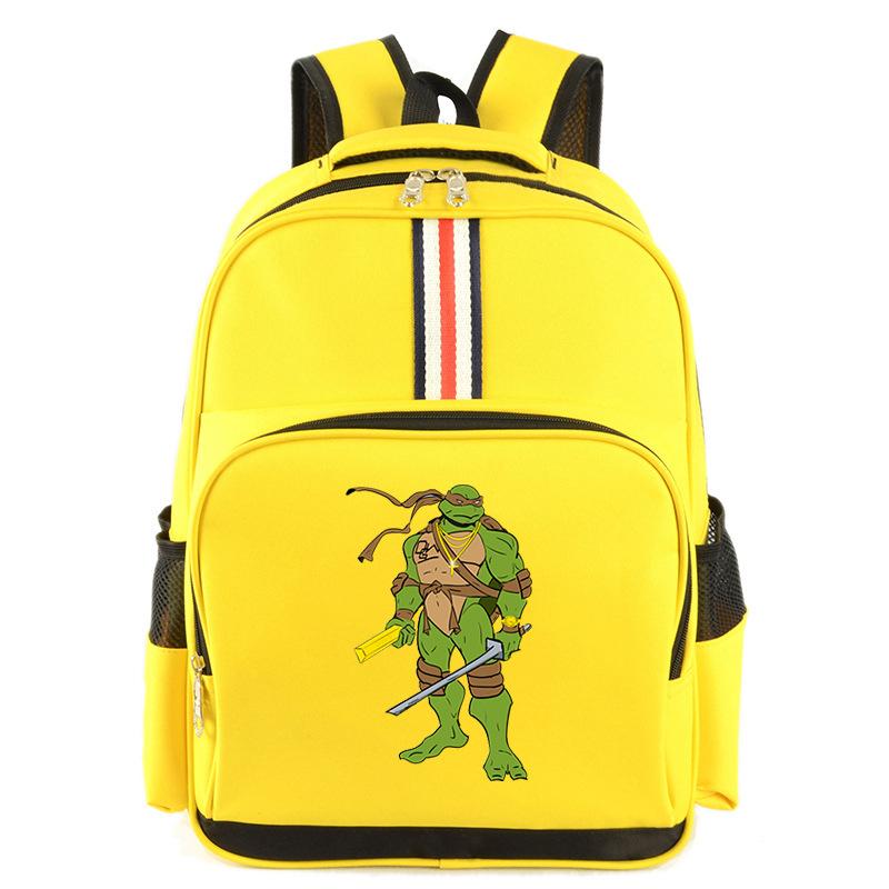 Hot Sale Teenage Mutant Ninja Turtles Cartoon Printed Backpack Elementary and Secondary School Students Outdoor Leisure Large Capacity