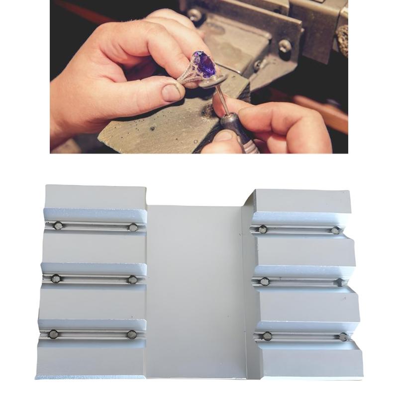 Professional Gemstones Alignment Tool For Precise Lapidary Work With Antislip Design Light Weight Aluminum Construction