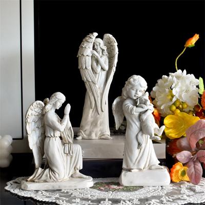 Engel Harz Handwerk Ornamente Charakter Statue Skulptur Heim Schlafzimmer Dekoration