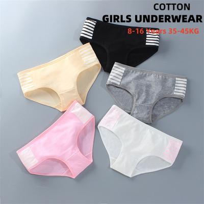 Dziewczęce bawełniane letnie majtki z niskim stanem dziecięce bawełniane letnie figi bawełniane studenckie bielizna dziewczęca