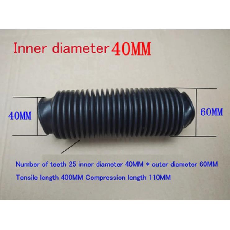 1x Rubber Corrugated Sleeve Flexible Moulded Bellows Rubber Nitrile Oil Resistant Dust Cover Tubes and Hose NEW