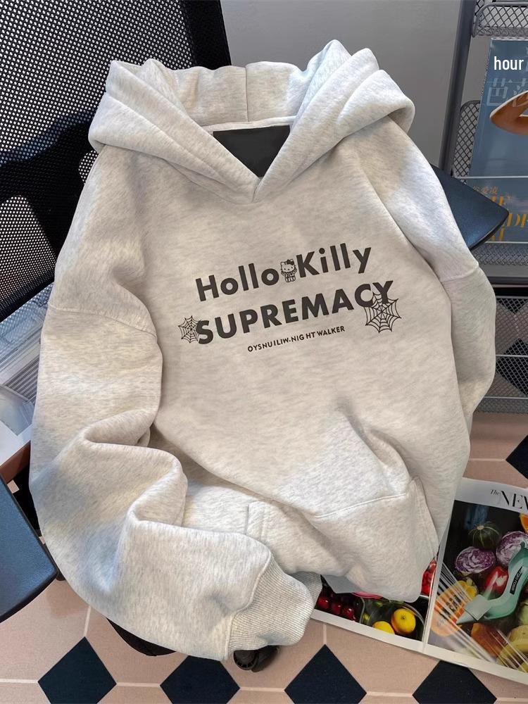 Women's Japanese Kitty Hoodie - Cozy, Stylish Autumn/Winter Jacket