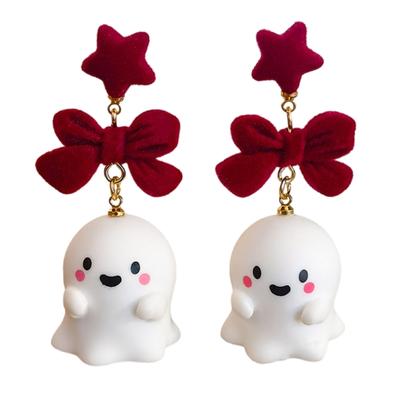 Fashionable Glowing In Dark Specters Earrings Unique Fashion Jewelry Accessory for Trendy Women Ladies Night Event