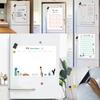 Self Adhesive Magnetic Whiteboard Sticker Stain Resistant Fridge Magnet Sheet Used As Weekly Meal Planner Reminder Notice