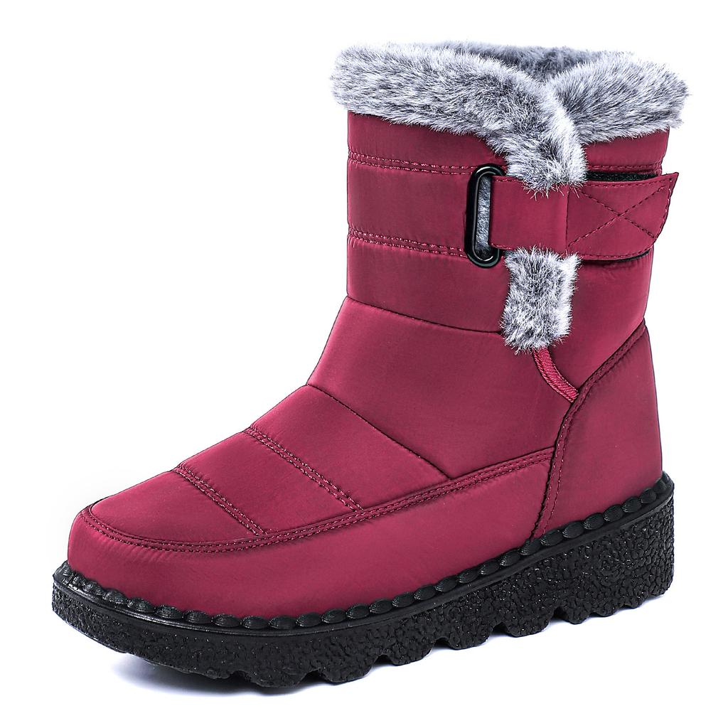 Cotton shoes women's winter new large size women's snow boots piled thickened boots high top casual women's boots