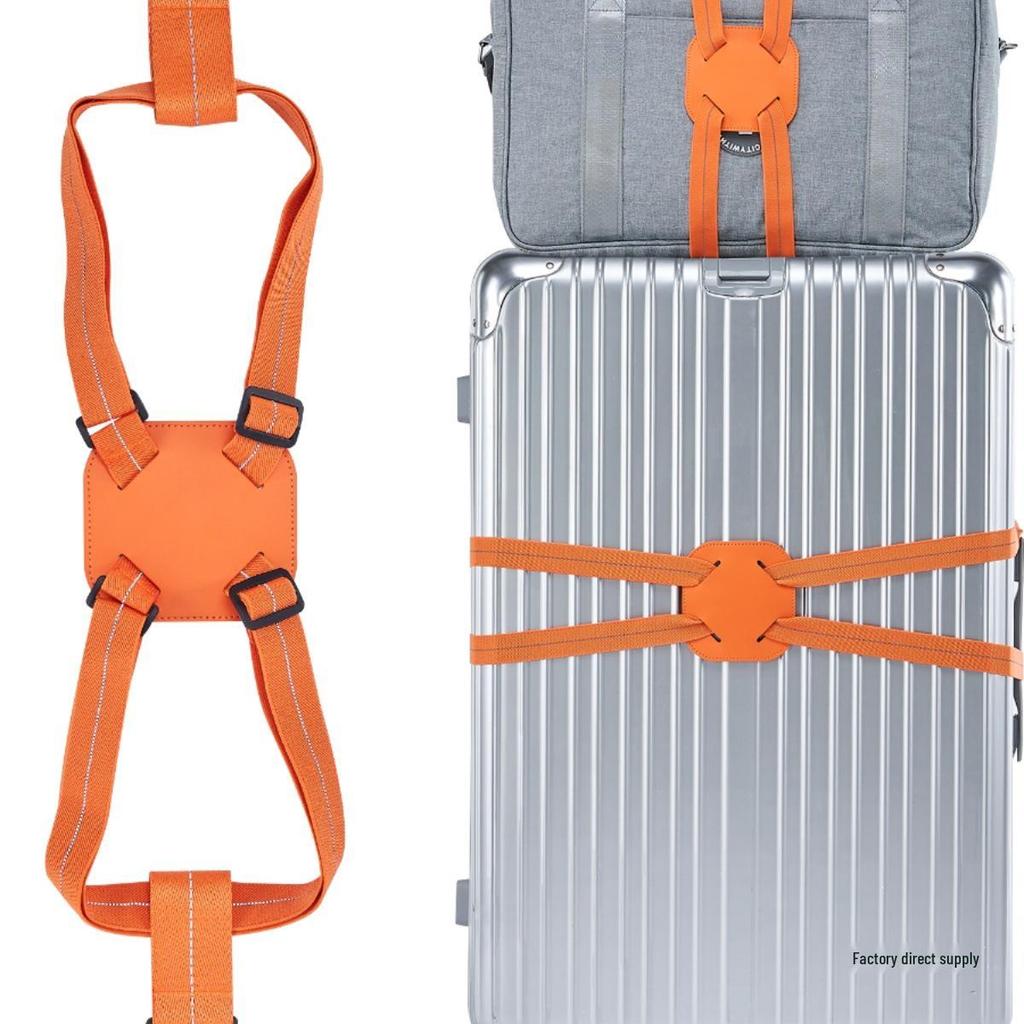 Elastic Luggage Straps for Cross-Packing and Reinforcement