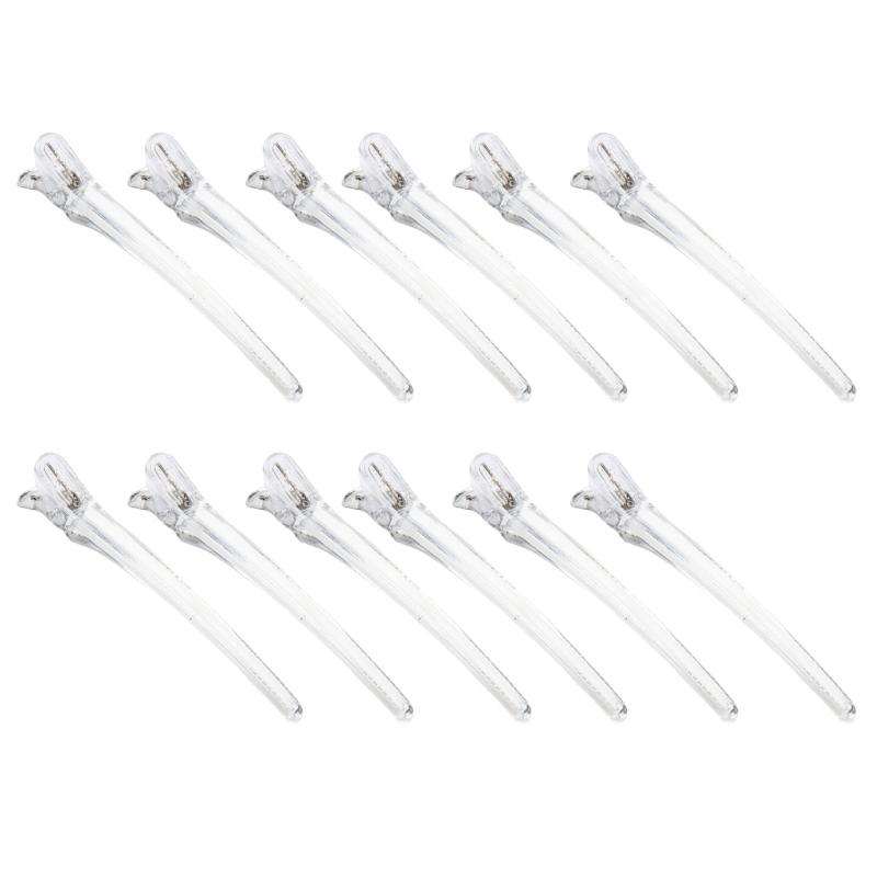 Pinze per Capelli a Becco d'Anatra, Pinze Alligatore Durevoli per Capelli da Donna, Pinze Lunghe a Becco d'Anatra, Pinze per Capelli per lo Styling dei Capelli