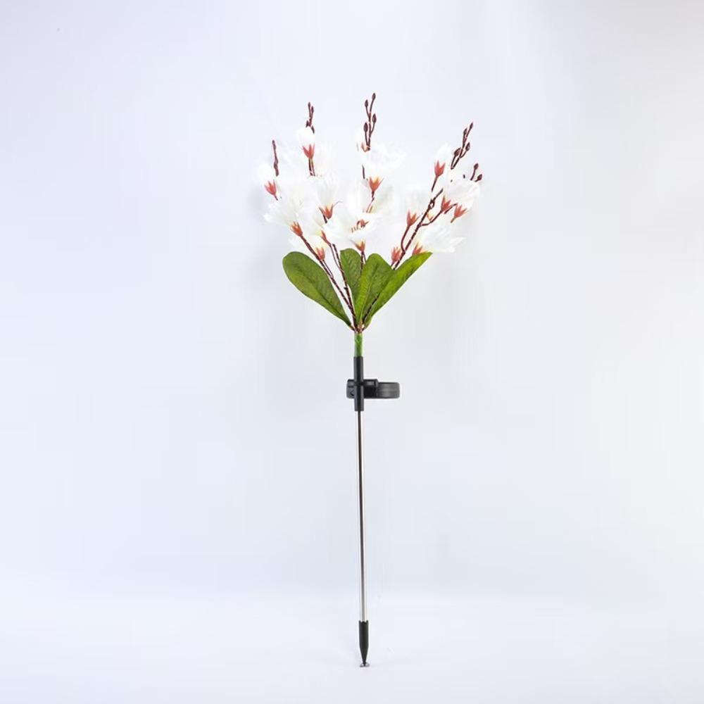 Solar Powered Solar Garden Decor Waterproof Outdoor Garden Decorative Light Lawn белый