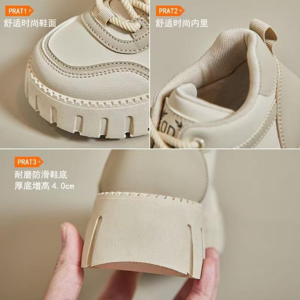 Winter New Women's High Top Shoes, Anti slip and Wear resistant Velvet Warm Boots, Thick soled Casual Sports Board Shoes