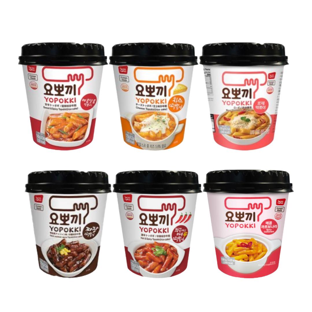 

[Знаменитая корейская еда] Ёпокки Токпокки (6 типов), Рабокки (1 Типы) (25 вариантов) #Yopokki Set 6cup