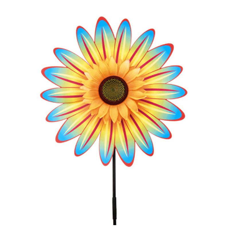 

36 см Подсолнух Ветряная мельница Игрушки для детей Поворотный стол Классическая игрушка для спорта на открытом воздухе синий
