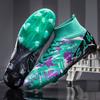 High Top Football Shoes Spike Football Shoes TF Broken Nail Training Shoes Football Men's