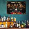 Custom Metal Sign Tequila Bar Man Cave Decoration