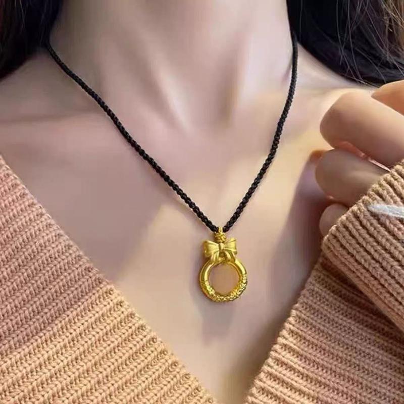 Retro Autumn and Winter Long Necklace Women's High-end Sweater Chain Niche Design Accessories
