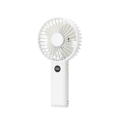 Portable USB Handheld Fan with Digital Display & Night Light