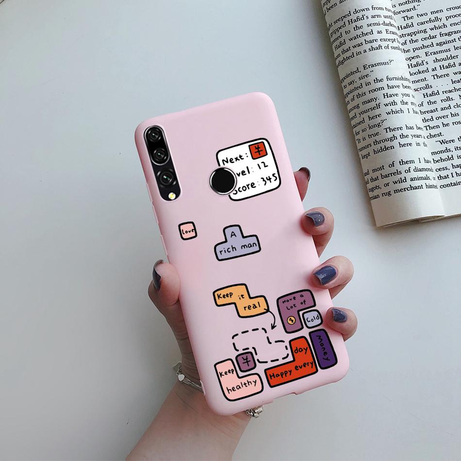 For Huawei Honor 9X STK-LX1 Case Soft Matte Silicon Cute Cat Cactus Cover For Honor 9X Honor9X 9 X Premium Pro Phone Case Bumper