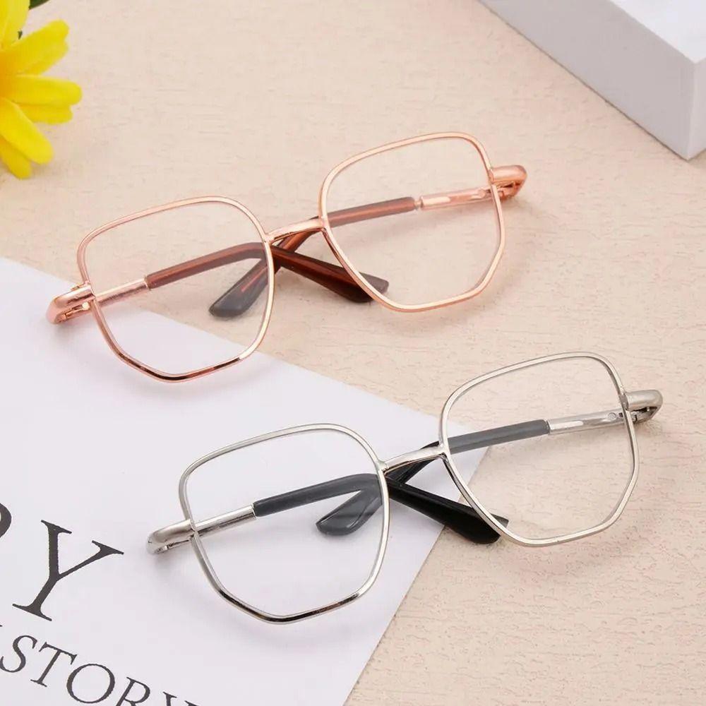 Lovely Preppy Cotton Doll‘s Glasses Soft 20CM Doll Gold-rimmed Glasses Cotton Stuffed Doll