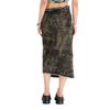 The Ragged Priest Dames/Dames Rune Denim Relaxed Fit Maxi Rok