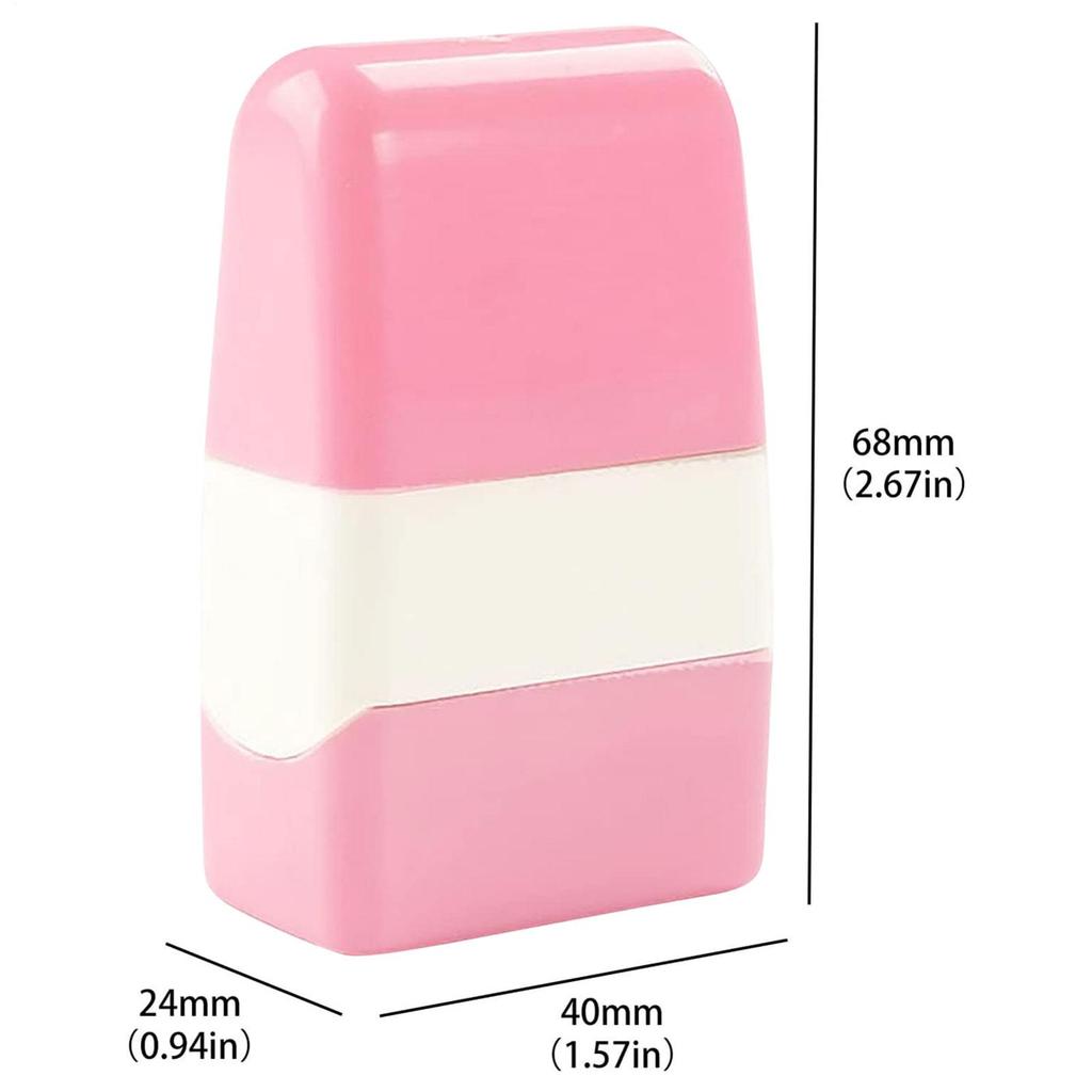 Nový samobarvící váleček na mazání identifikačních údajů Kódový eliminátor Bezpečnostní stírací váleček pro skrytí osobních údajů Ochrana dat Ochrana soukromí