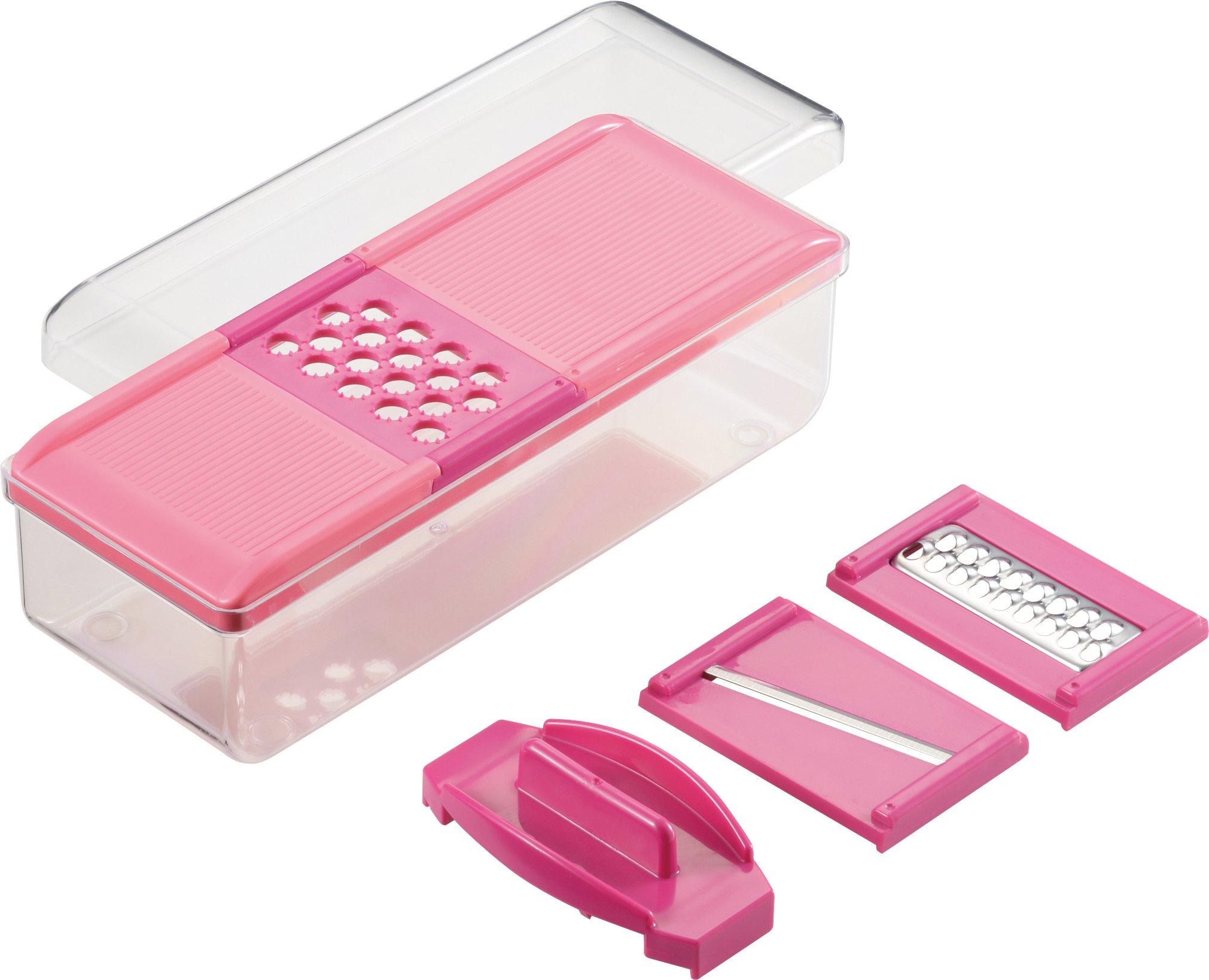 

Набор для приготовления овощей Kawasaki Synthetic Resin VC Cassette Type Vegetable Cooker Set Pink Colorful s VC-C73 розовый