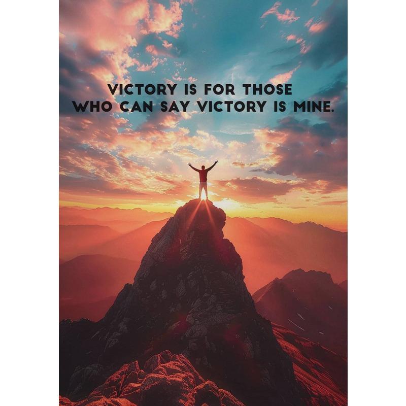 Motivational Quotes Canvas Poster Inspirational Positive Sayings Wall Art for Modern Home Office Decor Bold Typography Gift Idea