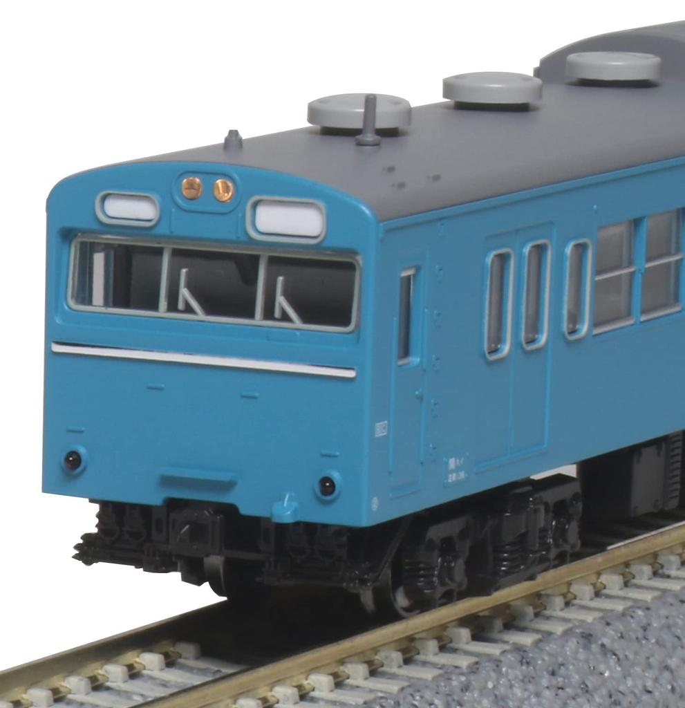 KATO N Gauge 103 Series Sky Blue Set Model Train 4-Car 10-1743A