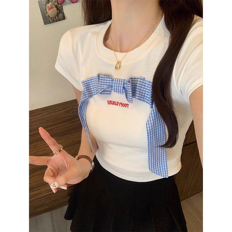 

Дизайнерские футболки для женщин, топы, модные белые футболки с цветочным принтом, топы для девочек, повседневная одежда для вечеринок, футболки с коротким рукавом XL белый