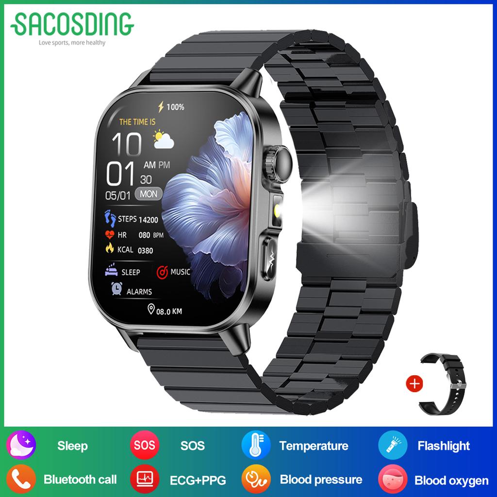 New Upgraded  Health SmartWatch BP Body fat BMI Monitoring Bluetooth Call Men 2026 Smartwatch