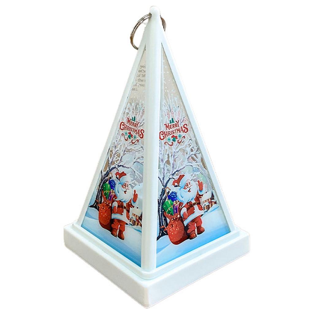 Weihnachtslaterne Licht Beleuchtetes Xmas-Muster Nachtlicht Für Weihnachten Hochzeit Geburtstag Dekor