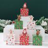 24pcs Christmas Candy Boxes Party Decoration Xmas Santa Claus Gift Boxes Navidad Natal New Year Christmas Gifts Packaging Boxes