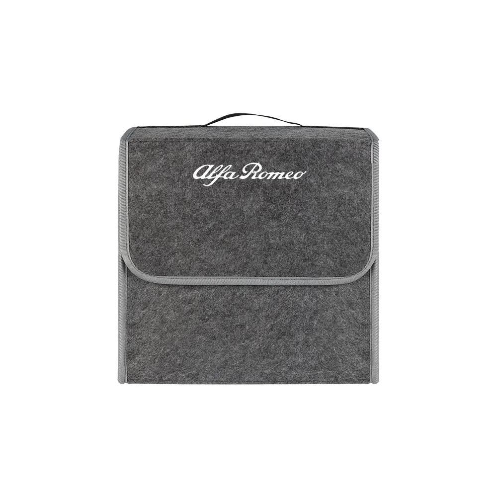 Hub Caps Car Trunk Storage Bag Felt Cloth Organizer Box Auto Accessories For Alfa Romeo 159 147 Giulietta Stelvio 4C MITO 156 GiI