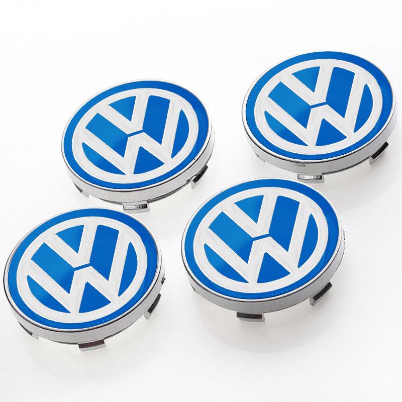 4Pcs 60MM Car Wheel Center Hub Caps Protector Badge Car Accessories For Volkswagen Polo Golf-4 5 6 7 MK5 MK6 MK7 Tiguan Passat 3B7
