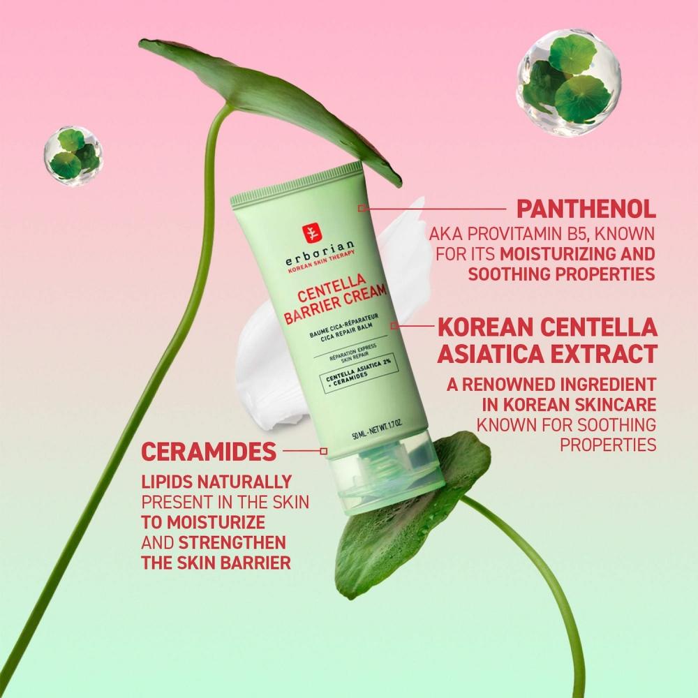 Erborian Centella Barrier Cream Cica Repair Balm 1.7 Oz 50 Ml